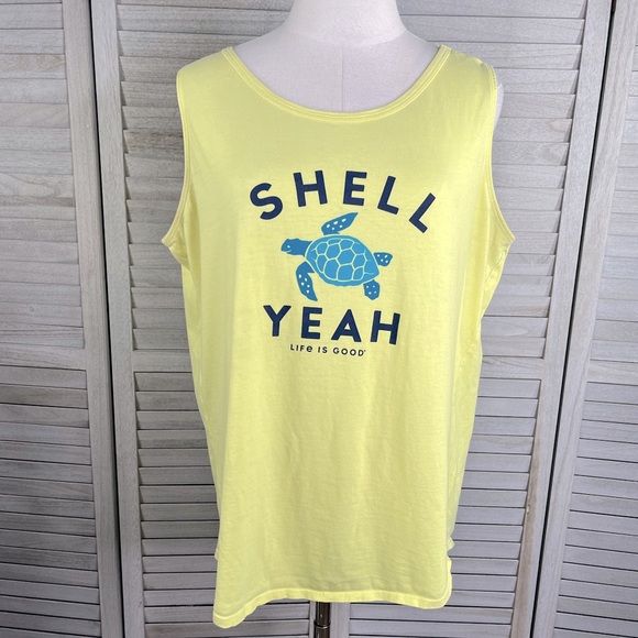 LIFE IS GOOD Crusher 100% Cotton Tank Top
Yellow-XL - Picture 1 of 2